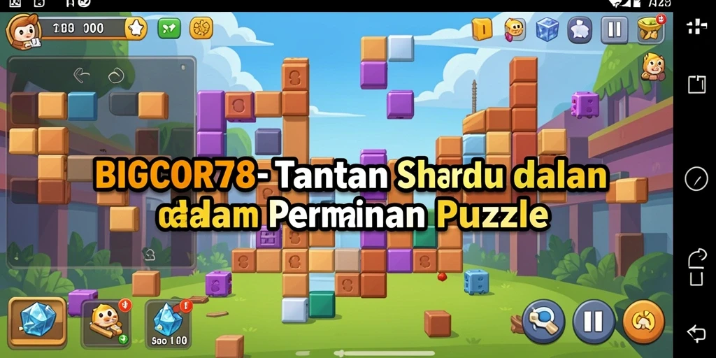 Tampilan gameplay seru dari BIGCOR78 yang menantang.