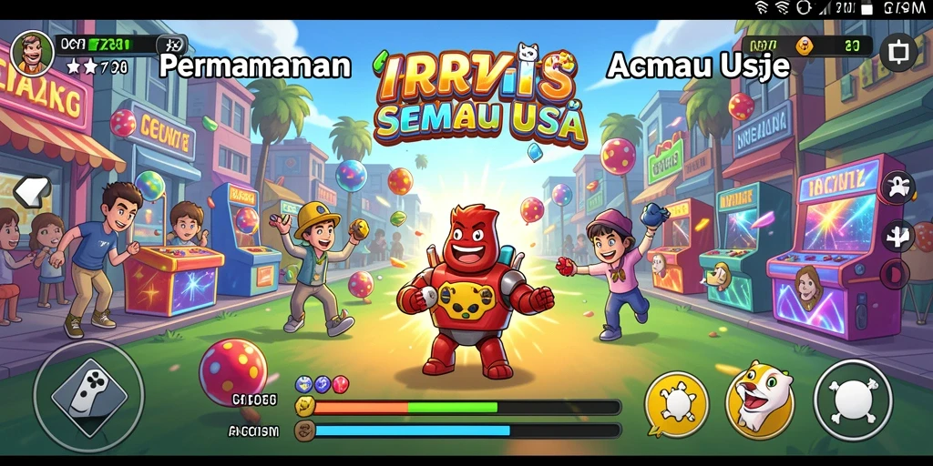 Tampilan gameplay menarik dari L777 dengan grafis cerah dan tantangan seru.