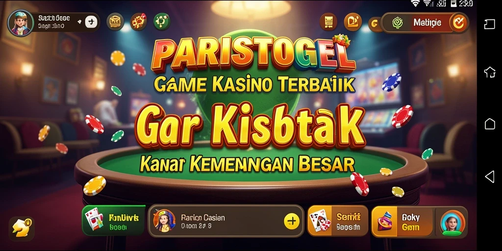 Tampilan gameplay seru dari aplikasi PARISTOGEL yang mengasyikkan.