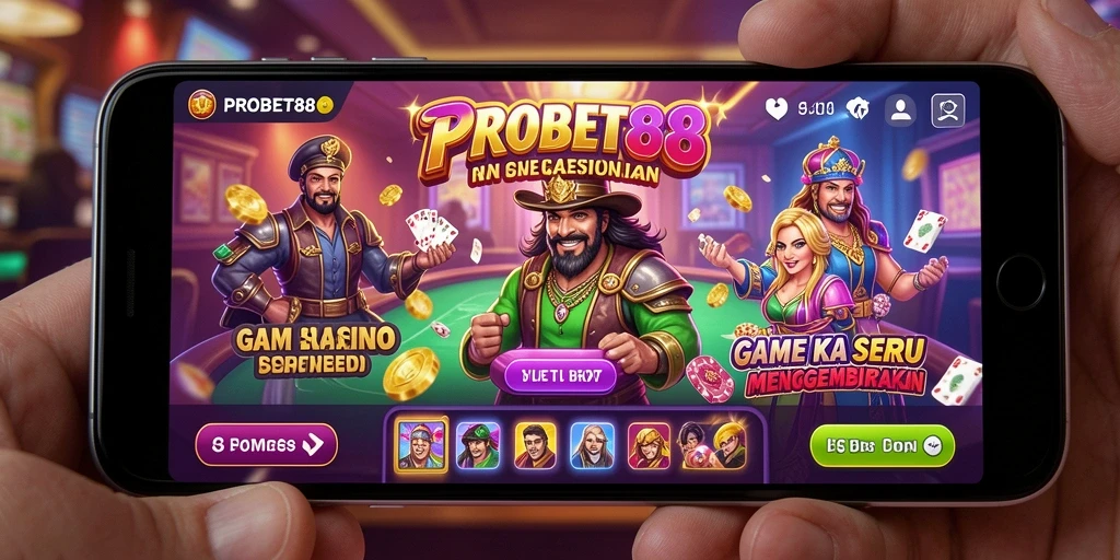 Screenshot PROBET88 menampilkan gameplay Kasino yang seru dan menarik.