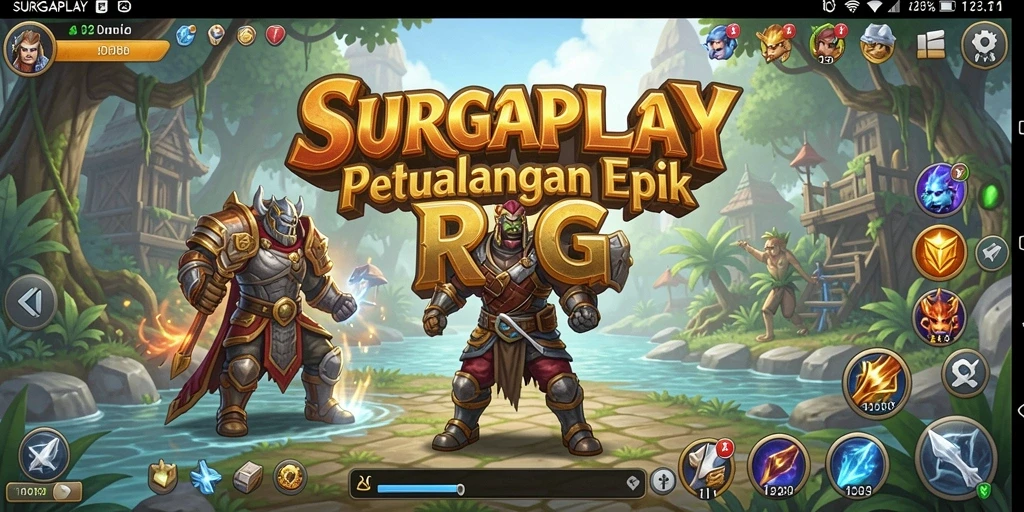 Tampilkan gameplay menawan dari SURGAPLAY yang penuh aksi RPG.