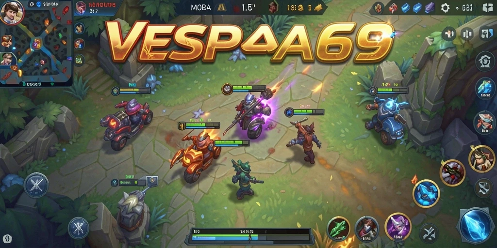 Tangkapan layar gameplay VESPA69 yang mendebarkan dan penuh aksi.